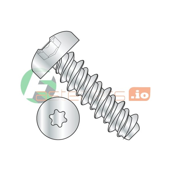 Newport Fasteners Thread Cutting Screw, #8 x 5/8 in, Zinc Plated Steel Pan Head Torx Drive, 9000 PK 768024 - main